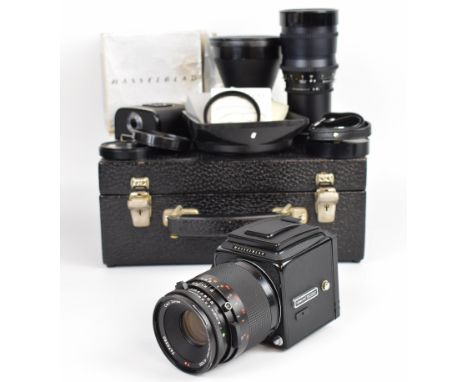 Hasselblad 500C/M medium format camera outfit, serial number RV1255031, circa 1981, with Carl Zeiss Distagon 1:4 f=40mm T* le