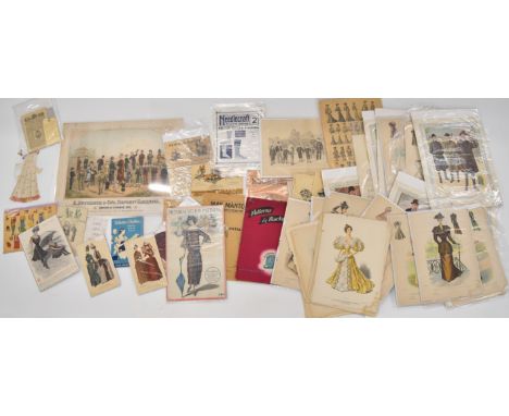 [Fashion] Collection of Victorian, Edwardian and later colour fashion plates from Le Costume&nbsp;Royal, Le Bon Ton by S.T. T