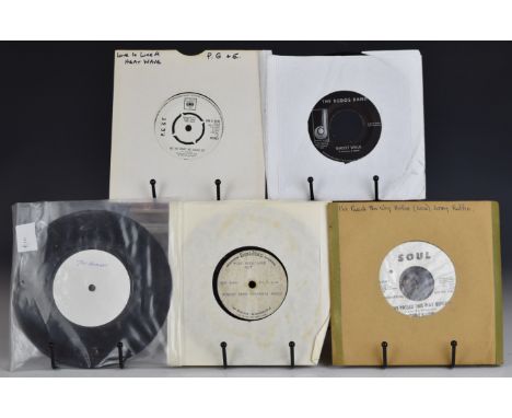 Approximately sixty demo / promo releases, mainly UK with some USA, includes an Emidisc and two white label / test pressings,