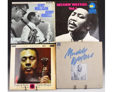 Approximately forty Jazz / Blues LPs and three Jazz LP box sets including Muddy Waters Chess box set with 6 records and a boo