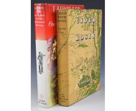 Laurie Lee Cider With Rosie with drawings by John Ward, published The Hogarth Press 1959 first edition, in gilt lettered clot