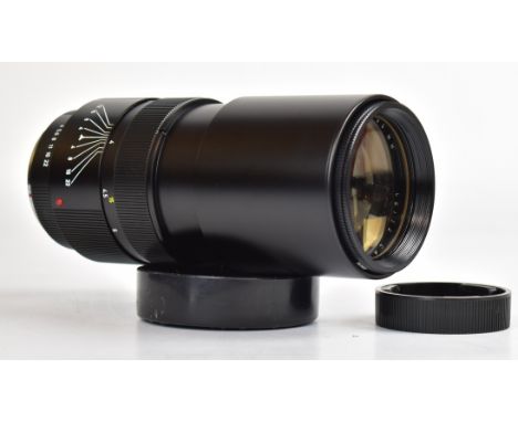 Leitz Canada Telyt-R R mount 1:4/250mm lens, serial number 2546204, circa 1972, with 14165 filter and Leitz front and rear co