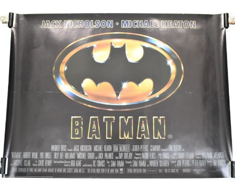 Batman (1989) British quad film poster, 76 x 101cm, rolled.