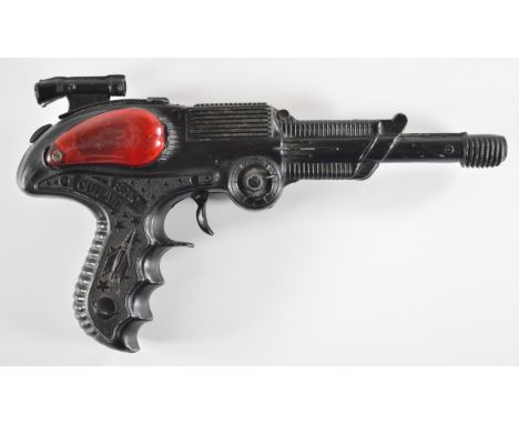 BCM UK diecast model Space Outlaw Atomic Pistol with matt black finish, 25cm long.&nbsp;