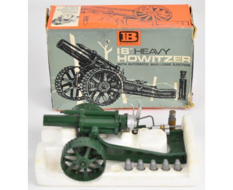 Britains diecast model 18" Heavy Howitzer with automatic shellcase ejection, 9740, in original box.