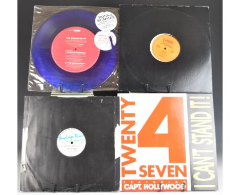 Approximately one hundred and forty 12" singles 1970s to 1990s Funk / Soul / Dance / Disco including Donna Summer, Jackie Moo