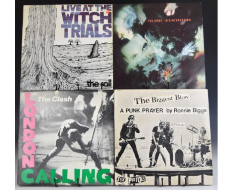 Approximately thirty Punk Rock / New Wave / Punk Oi / Post Punk LPs and eight 12" singles including Sex Pistols The Biggest B