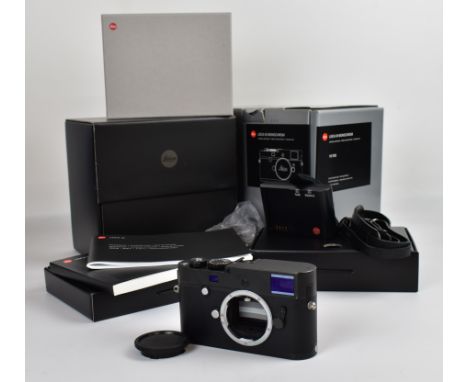Leica M Monochrom type 240 digital rangefinder camera black body, serial number 4831479, circa 2015, in original inner and ou