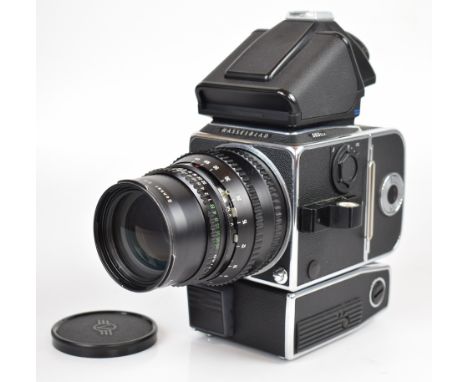 Hasselblad 553ELX medium format camera, serial number RR1335131, circa 1988,&nbsp;with Carl Zeiss Sonnar 1:4 f=150mm T* lens,