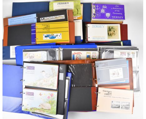 A large collection of Channel Island presentation packs and first day covers along with world first day covers including Cana