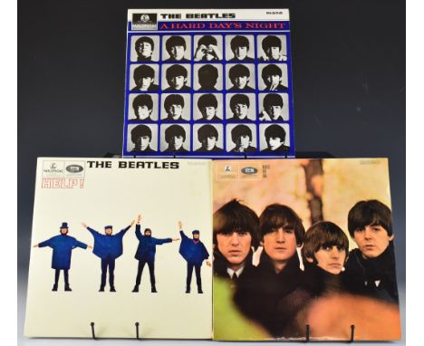 The Beatles - three early albums, comprising Beatles For Sale (PMC 1240), Garrod &amp; Lofthouse gatefold front and back lami