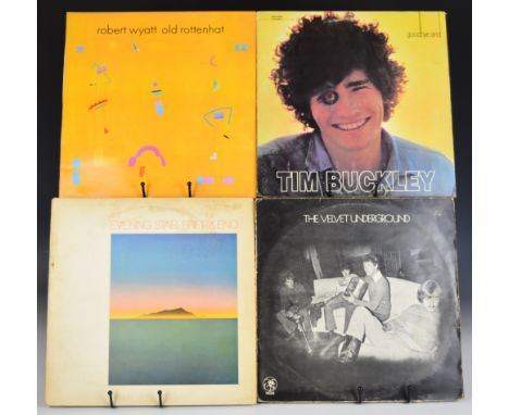 Fifty nine mainly Rock / Prog Rock and Folk / World / Soul LPs including David Bowie Changes (orange label RCA) and Ziggy Sta