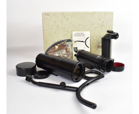 Leitz Leicaflex Telyt R mount 1:6.8/400mm lens, serial number 2514848, circa 1971, with support and 14165 filter, in original