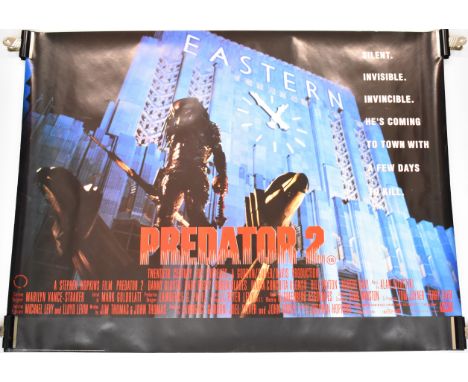 Predator 2 (1990) British quad film poster, 76 x 101cm, rolled.