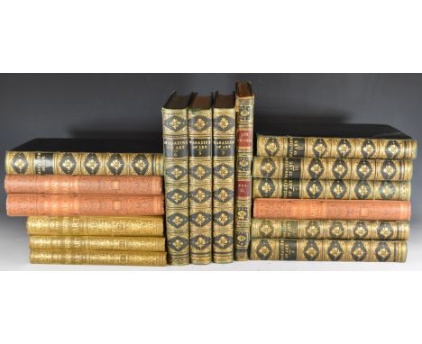 The Magazine Of Art, Illustrated comprising volumes 1 to 15, published Cassell 1878-1892 with many text illustrations and eng