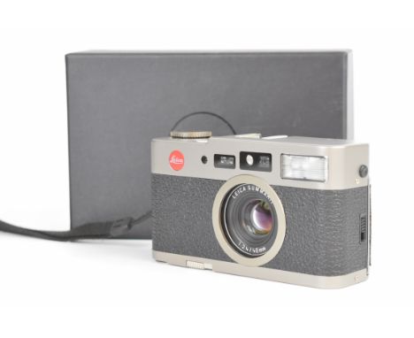 Leica CM compact 35mm camera, serial number 2953245, with Summarit 1:2.4/40mm lens, in Leica box