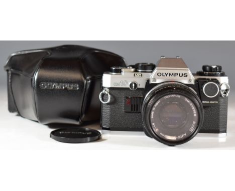 Olympus OM10 35mm SLR camera with 50mm 1:1.8 lens