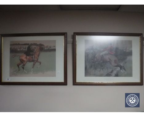 Four Lionel Edwards prints, hunting scenes 