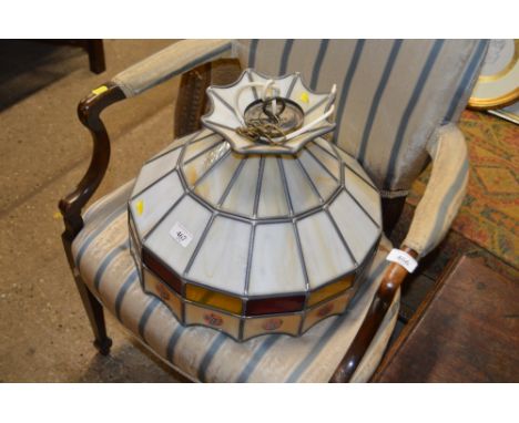 A Tiffany style light fitting