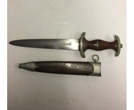 SA Dress Dagger G.Felix Gloriawerk Solingen, Crossguard marked Nm,  CONDITION REPORT: Rounded tip to the blade