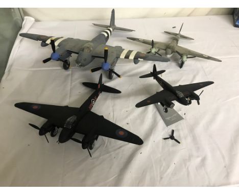 Four Corgi diecast Mosquito models - 1 a/f