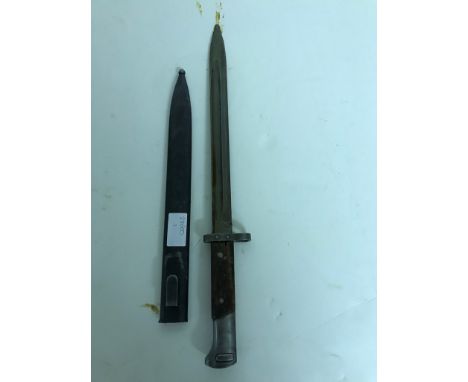 A Czech V224 bayonet and scabbard