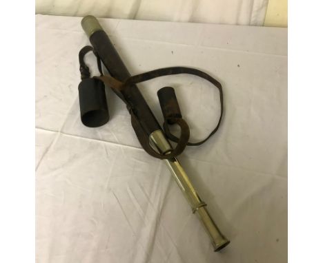 Leather covered telescope