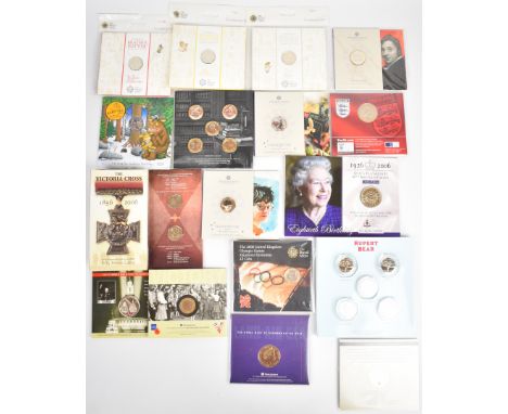 Ten Royal Mint brilliant uncirculated coins comprising 2008 Olympic handover and 2023 Edward Jenner &pound;2 and Tom Kitten, 
