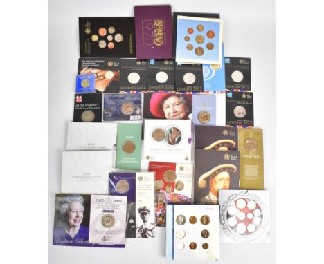 Royal Mint coins and coin sets comprising 1970, 1994, 1995, 2006, 2007, 2008 and 2012 coin sets, 2002 Queen Elizabeth the Que