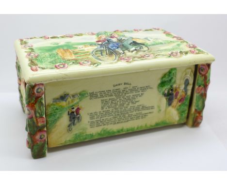 A china musical trinket box, Daisy Bell 