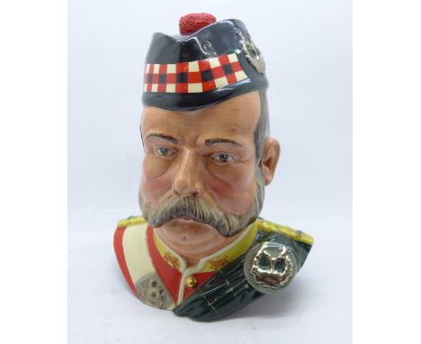A Royal Doulton William Grant Toby jug whisky decanter, lacking contents 
