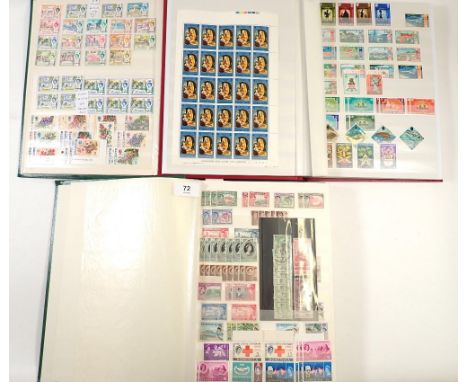 Br Empire &amp; C'wealth: Carribean islands stamp collection of Bermuda, Br Virgin Islands, Cayman Islands &amp; Dominica in 