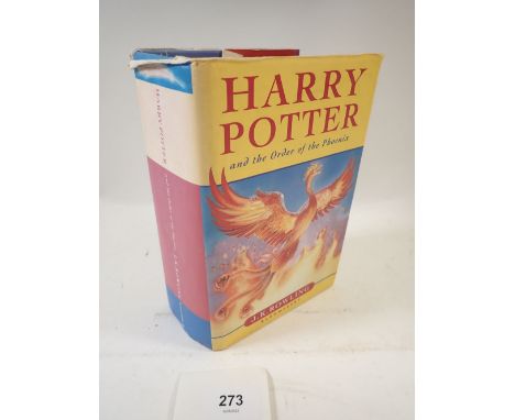 First Edition Harry Potter and The Order of The Phoenix by J K Rowling with dust cover ISBN 0747551006 