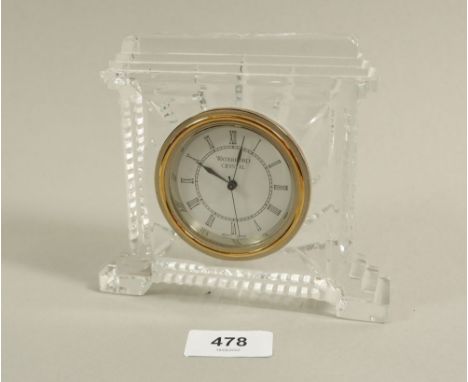 A Waterford crystal mantel clock 