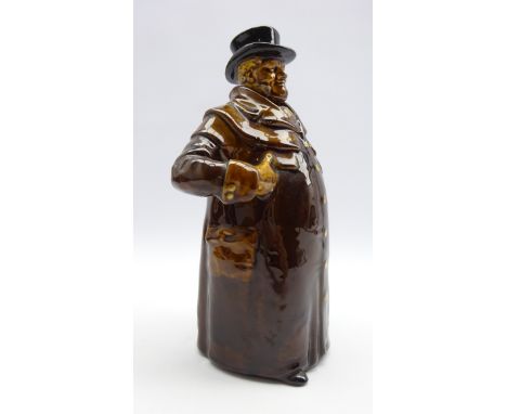 Royal Doulton Kingsware 'The Coachman' whiskey flask bottle H25cm  Condition Report & Further Details Click here for further 