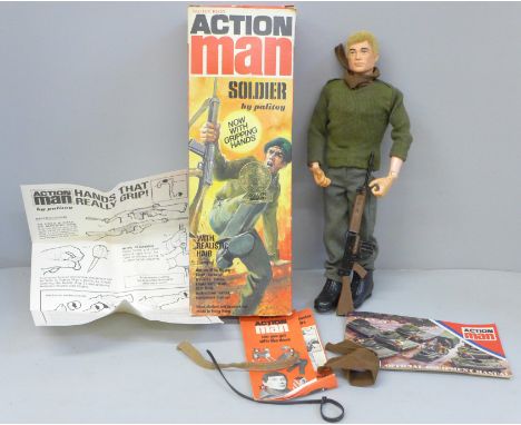 A Palitoy Action Man, Soldier, boxed 