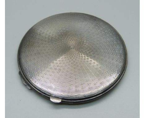 A silver Art Deco compact, Birmingham 1920 
