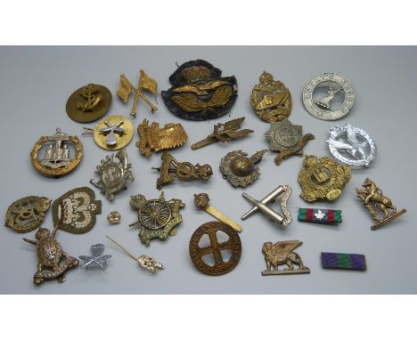 British Army cap badges and insignia 