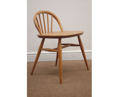 ercol 'Windsor' elm and beech dressing table chair Condition Report Click here for further images, condition, auction times &