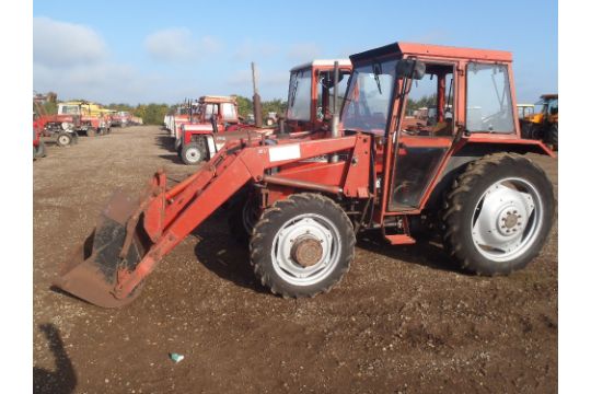 Massey Ferguson 250 4wd Tractor with Sankey Cab, MF80 Loader. No V5 ...