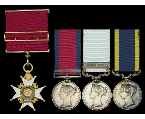 A rare Punjab campaign C.B. group of four awarded to Lieutenant-General James Eckford, C.B., Bengal Infantry, late Royal Navy