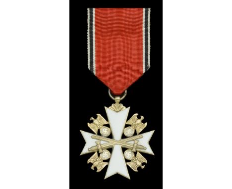 A German Second World War Order of the German Eagle Third Class. A very fine condition Order of the German Eagle Third Class,