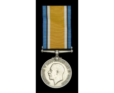 The British War Medal awarded to Leading Seaman J. Brady, Drake Battalion, Royal Naval Division, Royal Naval Volunteer Reserv