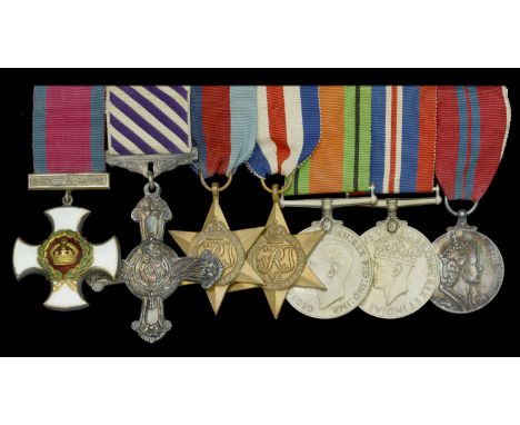 A fine Second War 1945 Pathfinder Force Master Bomber’s ‘immediate’ D.S.O., 1944 ‘immediate’ D.F.C. group of seven awarded to