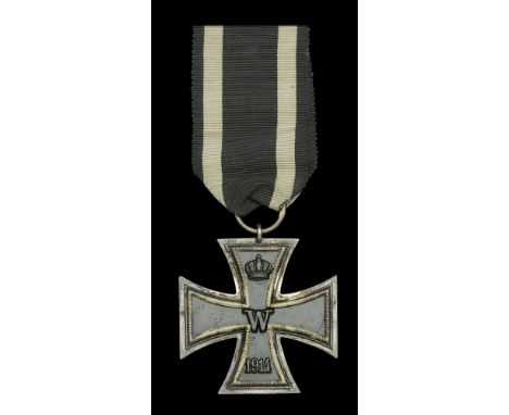 A German Second World War Iron Cross Second Class. A nice condition Iron Cross Second Class, ring stamped with a faint number