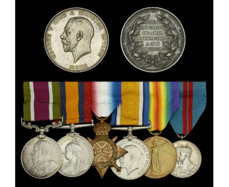 A rare campaign group of six awarded to Perceval Landon, special correspondent for The Times in the Boer War and in the Tibet