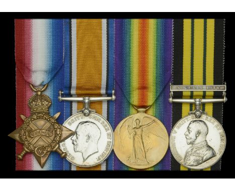 Four: Sergeant J. W. Littlechild, Royal Welch Fusiliers  1914-15 Star (14621 Sjt. J. W. Littlechild. Essex R.); British War a