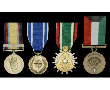Pair: Craftsman A. D. Burns, Royal Electrical and Mechanical Engineers  Gulf 1990-91, 1 clasp, 16 Jan to 28 Feb 1991 (2484556