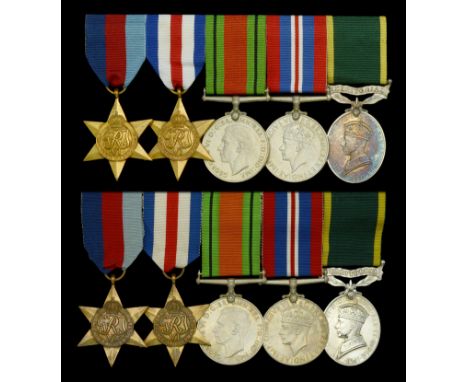 Five: Warrant Officer Class II J. W. Taylor, Royal Electrical and Mechanical Engineers 1939-45 Star; France and Germany Star;