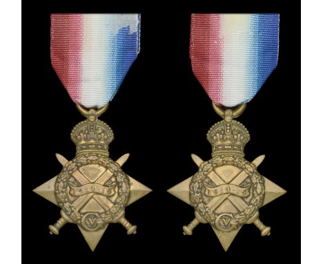 1914-15 Star (2) (21594 Pte. A. Paylor, Yorks. L.I.; 21594 Pte. A. Paylor. Yorks: L.I.) nearly very fine and a scarce double 
